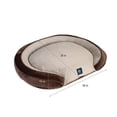 thumbnail image 2 of Serta Oval Couch Cat & Dog Bed Large, Choose Color, 2 of 6
