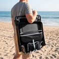thumbnail image 3 of Logo Brands Las Vegas Raiders Reclining Beach Chair, 3 of 7