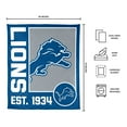 thumbnail image 3 of Logo Brands Detroit Lions 60"x70" Super Plush Blanket, 3 of 6