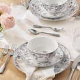 thumbnail image 3 of Member's Mark 12-Piece Porcelain Toile Dinnerware Set, 3 of 3