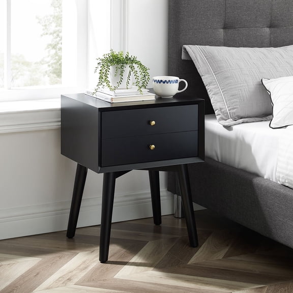 Crosley Furniture Landon Nightstand Side Table with Drawer