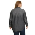 thumbnail image 3 of Nine West Women's Plus Denim Top, 3 of 8