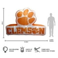 thumbnail image 4 of Logo Brands Clemson Tigers Pre-Lit 7’x10’ Team Inflatable, 4 of 6