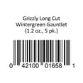 thumbnail image 1 of Grizzly Long Cut Wintergreen Gauntlet 1.2 oz., 5 pk., 1 of 1