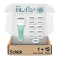 thumbnail image 1 of Schick Intuition Sensitive Care for Women, Razor Handle + 12 Cartridge Refills, 1 of 7