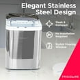 thumbnail image 8 of Frigidaire Stainless-Steel 26-lb. Bullet-Shaped Ice Maker, 8 of 11