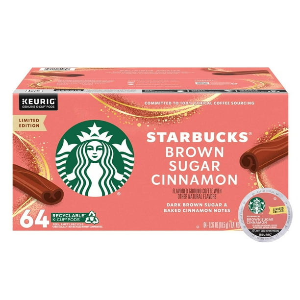 Starbucks Blonde Roast K-Cup Coffee Pods, Brown Sugar Cinnamon, 64 ct. -  Samsclub.com