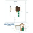 thumbnail image 15 of Backyard Discovery Lightning Ridge Cedar Swing Set, 15 of 16
