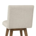 thumbnail image 6 of Member's Mark Hastings Fabric Swivel Counter Stool, Brown, 6 of 7