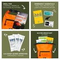 thumbnail image 6 of Be Smart Get Prepared Emergency Prep & Go With First Aid Go Bag, 93 ct., 6 of 9