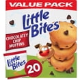 thumbnail image 1 of Entenmann's Little Bites Chocolate Chip Muffins, 1.5 oz., 20 pk., 1 of 9