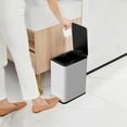 thumbnail image 5 of Nine Stars 2.6-Gallon Slim Step-On Trash Can, Assorted Colors, 5 of 5