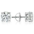 thumbnail image 2 of Round Diamond Studs in 18K Gold, 2 of 3