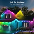thumbnail image 3 of Govee 100ft RGBIC LED Outdoor Permanent String Lights, 3 of 15