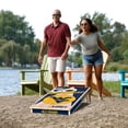 thumbnail image 6 of YouTheFan West Virginia Mountaineers 2'x4' Cornhole Board Set, 6 of 6