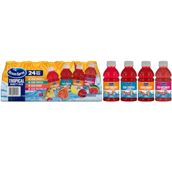 Ocean Spray Tropical Juice Variety Pack 10 fl. oz., 24 pk.