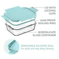 thumbnail image 4 of Bentgo 8-Piece Leak-Proof Glass Food Storage Set, Soft Aqua, 4 of 7