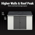 thumbnail image 8 of Handy Home Products Eave Gable 12' x 10' Outdoor Wooden Shed, Choose Installation, 8 of 16