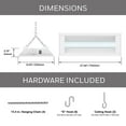 thumbnail image 5 of Honeywell LED Plant Grow Light 60-Watt Full Spectrum, 5 of 6