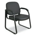thumbnail image 1 of Alera Genaro Series Half-Back Sled Base Guest Chair, Black, 1 of 9