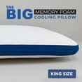 thumbnail image 4 of Imaginarium Luxury Resort BIG Memory King Foam Pillow with Cooling Cover, 4 of 8