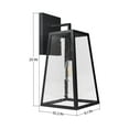 thumbnail image 4 of details by Becki Owens 20-inch Black Wall Lantern, 4 of 8