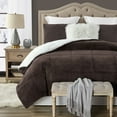 thumbnail image 1 of Swift Home 3-Piece Reversible Faux Fur Sherpa Comforter Set, Assorted Sizes, 1 of 6