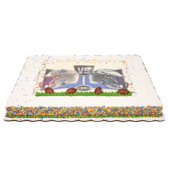 Football Full Sheet Cake