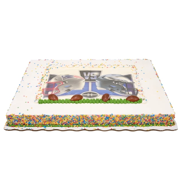 Football Full Sheet Cake