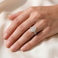 thumbnail image 5 of 2.60 CT.T.W. Marquise Lab Created Diamond Bridal Set in 18K Gold, 5 of 6
