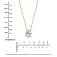 thumbnail image 3 of Lab Created Diamond Pendant in 14K Gold, 3 of 6
