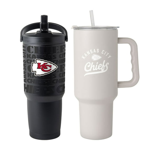 Logo Brands Kansas City Chiefs Stainless Steel Tumbler Set
