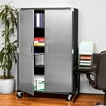 thumbnail image 9 of Seville Classics UltraHD Storage Cabinet, 48" W x 18" D x 72" H, 9 of 14