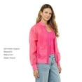 thumbnail image 4 of Edited by Remi Bader Women's Sheer Bomber Jacket, 4 of 10
