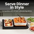 thumbnail image 6 of Chefman Family-Sized Glass Top Warming Tray, 21" x 16", 6 of 7