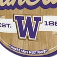thumbnail image 4 of YouTheFan Washington Huskies 17"x12.5" 3D Multi-Layered Fan Cave Sign, 4 of 5