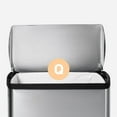 thumbnail image 4 of Simplehuman 13.2 Gal. Rectangular Step Trash Can, Brushed Stainless Steel, 4 of 4