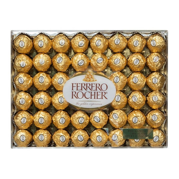 Ferrero Rocher Premium Milk Chocolate Hazelnut, 48 ct.