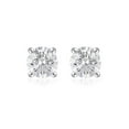 thumbnail image 1 of Lab Created Round Cut Diamond Stud Earrings, 1 of 8