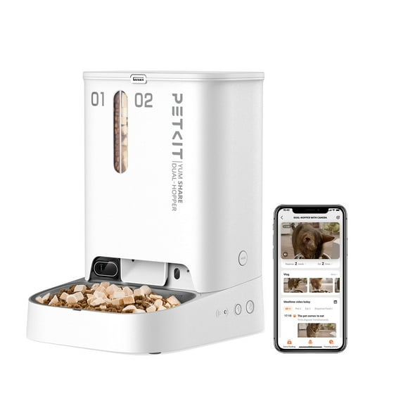 Petkit YumShare Dual-Hopper Smart Pet Food Dispenser