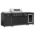 thumbnail image 3 of THOR Kitchen 3-Piece Black Outdoor Kitchen Suite w/ Cover, 3 of 12