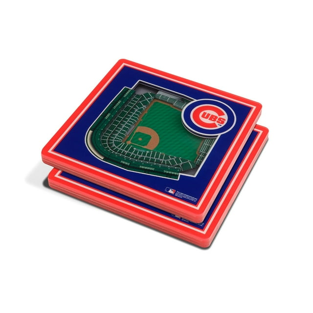 YouTheFan MLB 3D Stadium View Coasters, Assorted Teams