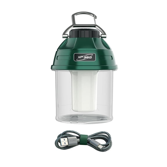 eP360 Hyper 500 Rechargeable LED Lantern with Folding Carabiner, 2-Pack