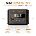 thumbnail image 4 of Wattbricks Energy 120-Watt Peak With 99.2Whr Portable Power Station & 30-Watt Portable Solar Panel Bundle, 4 of 9