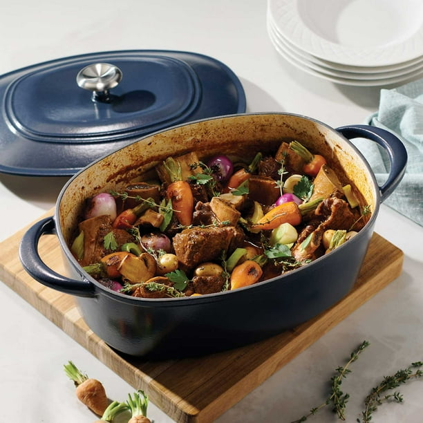 Tramontina 7-Quart Enameled Cast Iron Dutch Oven, Choose Color