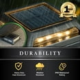 thumbnail image 7 of Classy Caps 4" x 4" Muskoka Black Aluminum Solar Post/Path/Dock Light, 7 of 11