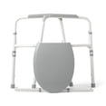 thumbnail image 4 of Medline Bariatric Bedside Commode, 16.5-In Seat, 650 lb Capacity, Gray, 4 of 5