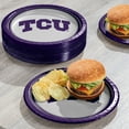 thumbnail image 3 of Texas Christian Horned Frogs NCAA Round Paper Plates, 10", 85 ct., 3 of 8