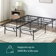thumbnail image 3 of Zinus Night Therapy Reinforced SmartBase® 14” Platform Bed Frame/Mattress Foundation, Assorted Sizes , 3 of 8