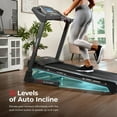 thumbnail image 3 of Sunny Health & Fitness Premium Smart Treadmill with Auto Incline, 3 of 7